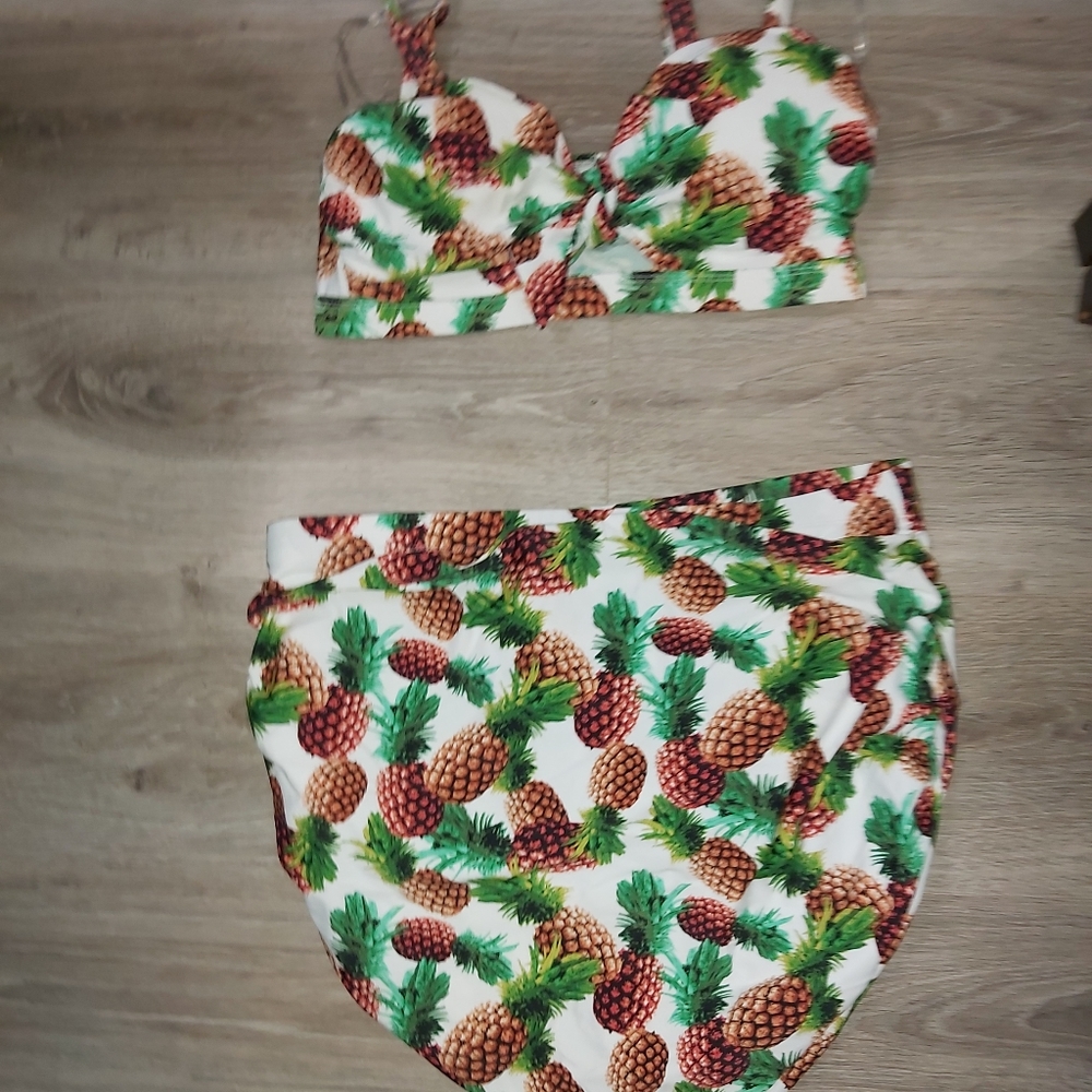 Pineapple bathing suit